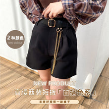 Load image into Gallery viewer, HIGH WAIST SUIT SHORTS
