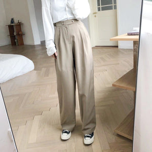 HIGH WAIST SUIT TROUSERS