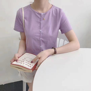 CUTE FORM FITTING TEE