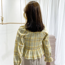 Load image into Gallery viewer, PLAID LONG SLEEVE TOP
