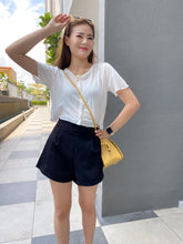 Load image into Gallery viewer, CROSS FRONT HIGH WAIST SHORTS
