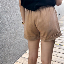 Load image into Gallery viewer, WOOLEN ELASTIC SHORTS
