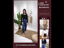 Load and play video in Gallery viewer, PULLOVER LONG SLEEVE SWEATER
