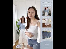 Load and play video in Gallery viewer, CAMISOLE WITH SEE THROUGH CARDIGAN
